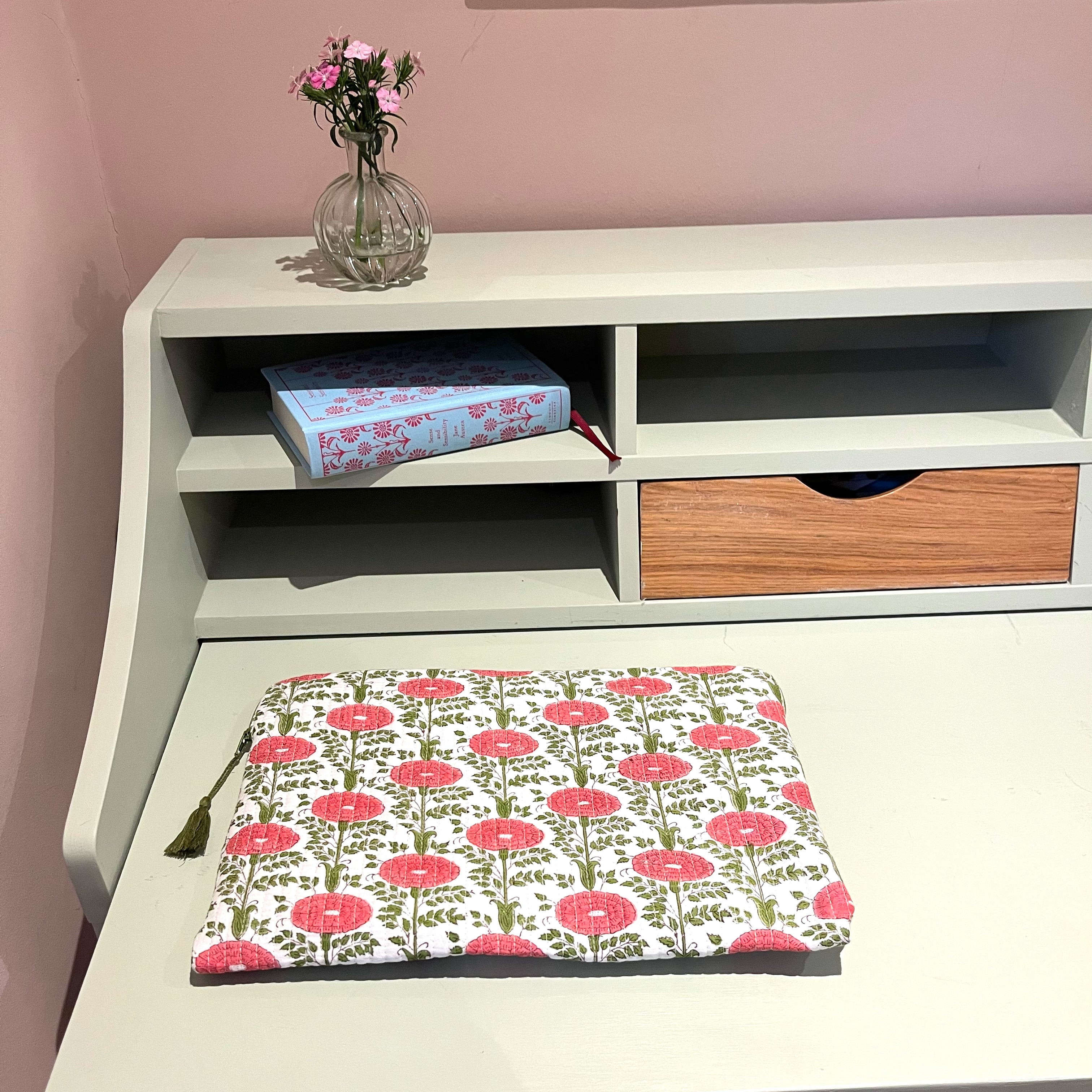LAPTOP CASE - BLOOMING PINK