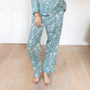 COTTON PYJAMAS - BLUE FLORAL