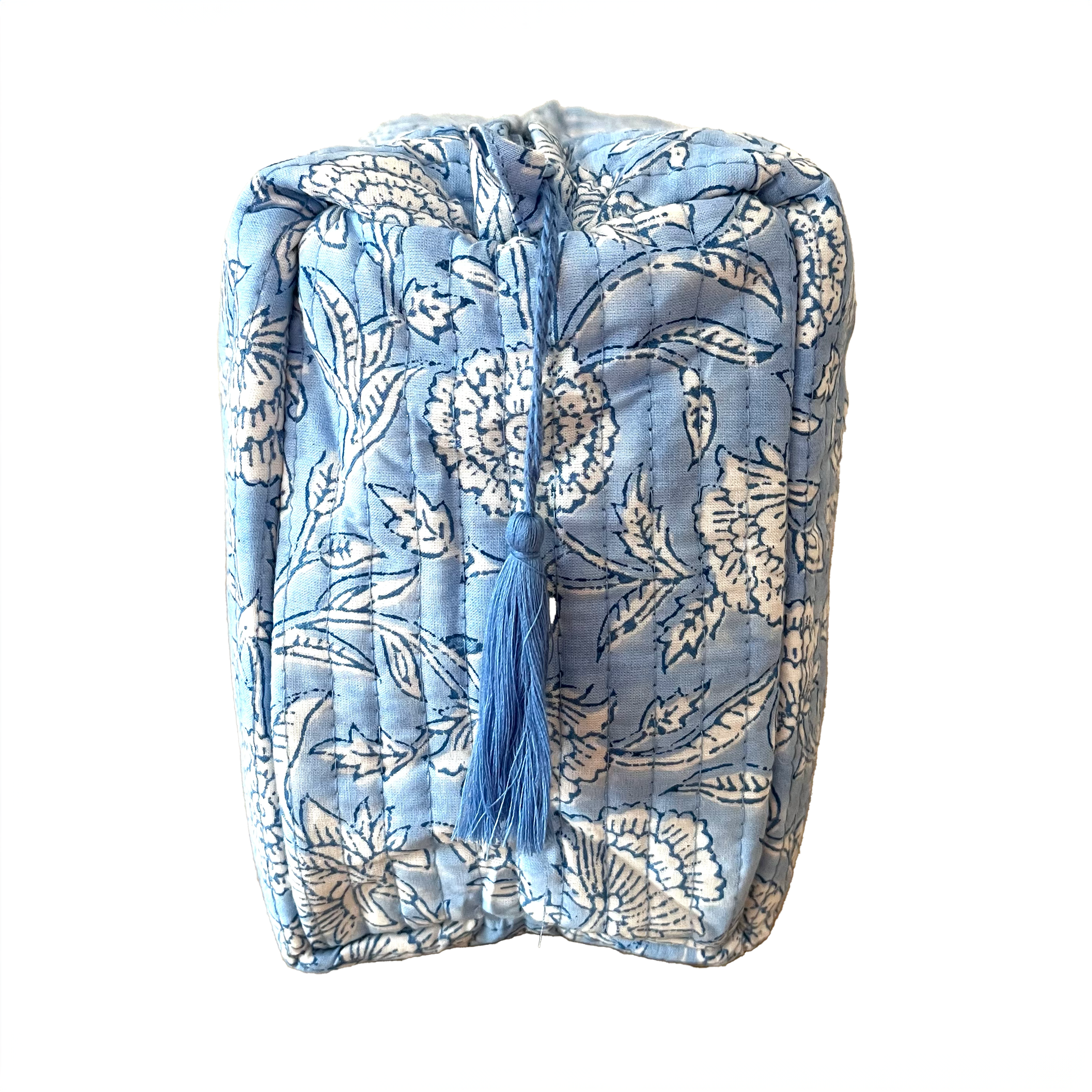 LARGE BATH BAG - POWDER BLUE