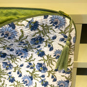 LAPTOP CASE - BLUE WILDFLOWERS