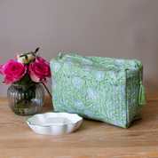 LARGE BATH BAG - SAGE GREEN