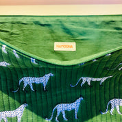 LAPTOP CASE - GREEN LEOPARD