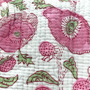 COTTON WASH BAG - PINK BUTTERCUP