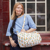 WEEKEND BAG - YELLOW FLOWER - Was £59