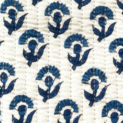 COTTON GLASSES CASE - BLUE BUTI