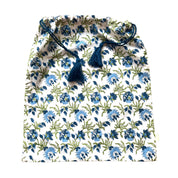 SIGNATURE COTTON ROBE - BLUE WILDFLOWERS