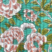 WEEKEND BAG - VINTAGE BLOOM AND TURQUOISE