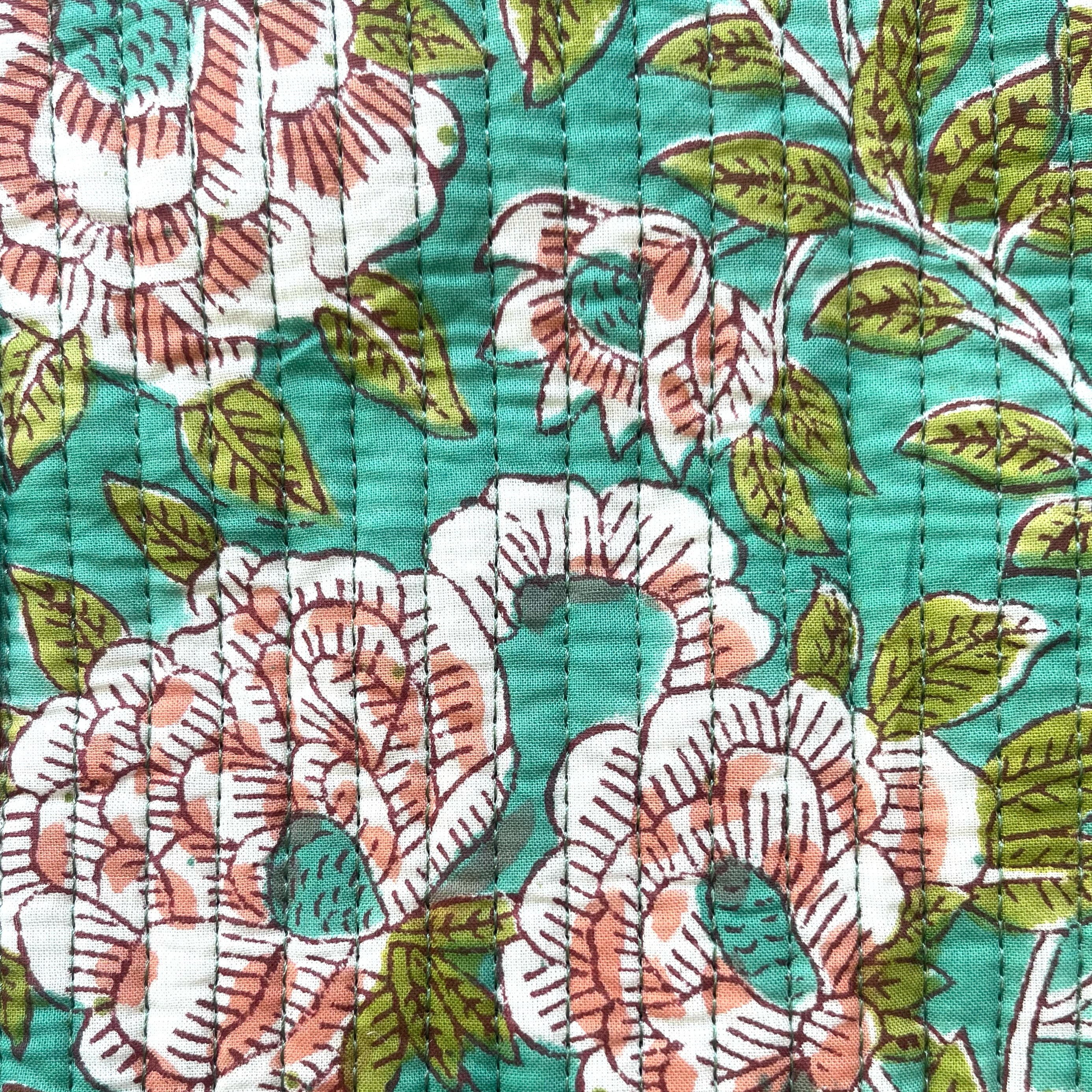 WEEKEND BAG - VINTAGE BLOOM AND TURQUOISE