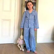 CHILDREN'S PYJAMAS - BLUE STRIPE
