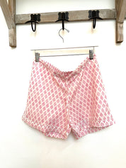 PYJAMA SHORTS - PINK FERN