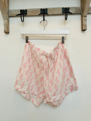 PYJAMA SHORTS - PINK SEAHORSE