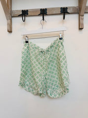 PYJAMA SHORTS - GREEN CLOVER