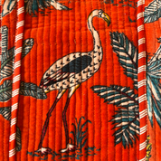VELVET BAG - ORANGE