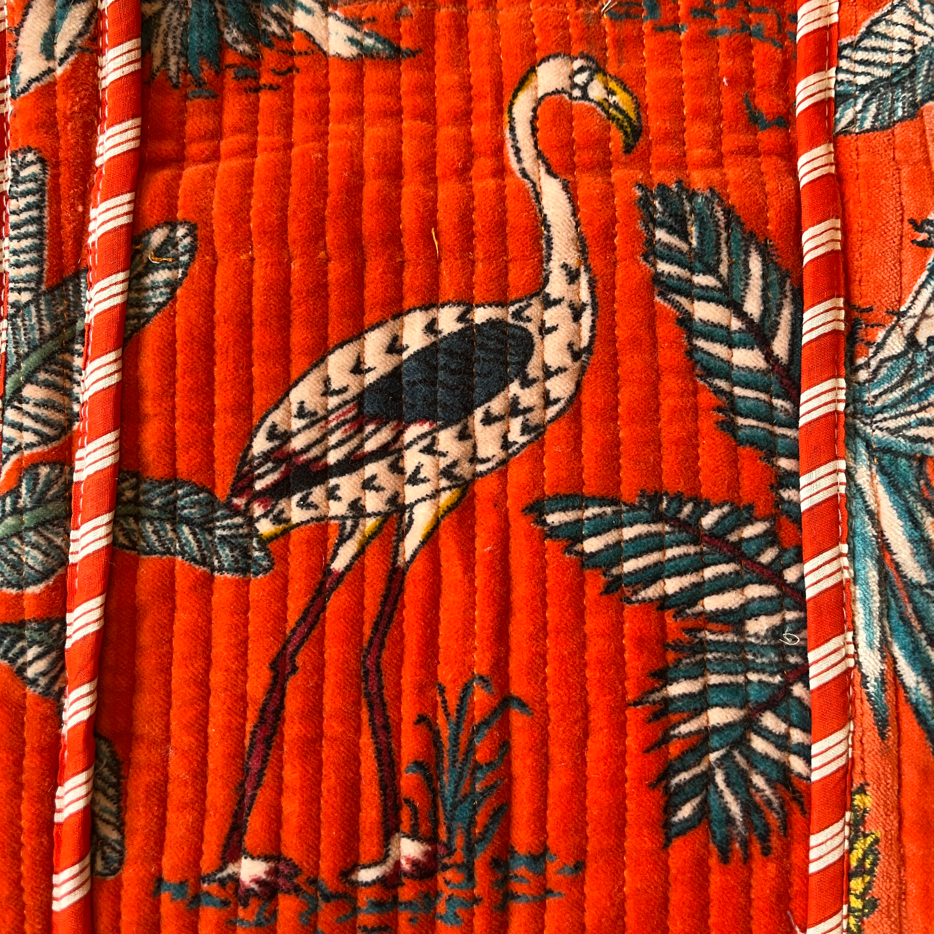 VELVET BAG - ORANGE
