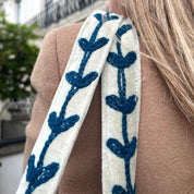 VELVET LOVE BAG- SAGE GREY AND BLUE