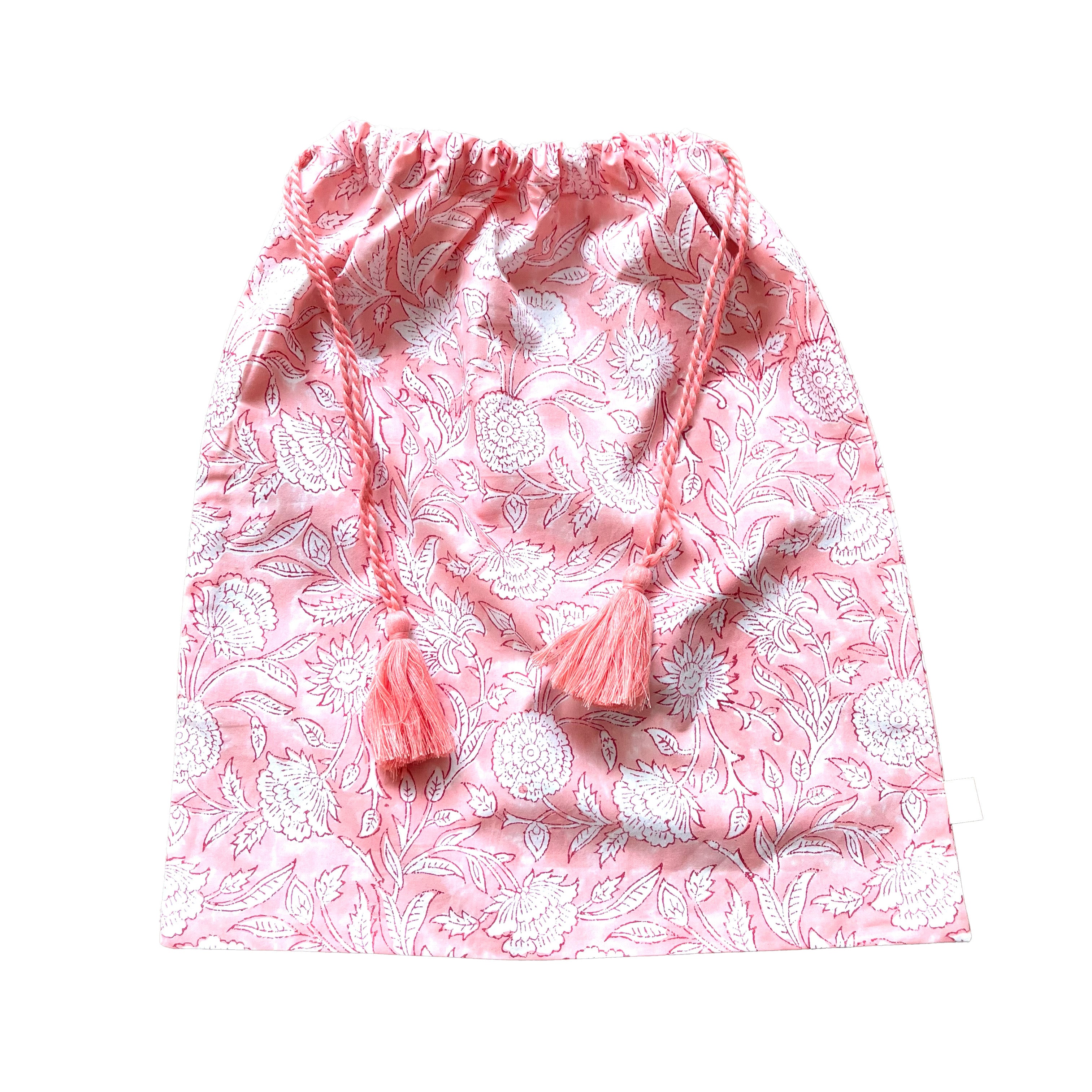 SIGNATURE COTTON ROBE - BLUSH PINK