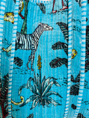 VELVET BAG - TURQUOISE