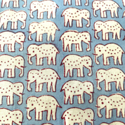 COTTON PYJAMAS - BLUE ELEPHANT