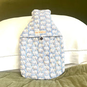 HOT WATER BOTTLE -  BLUE ELEPHANT