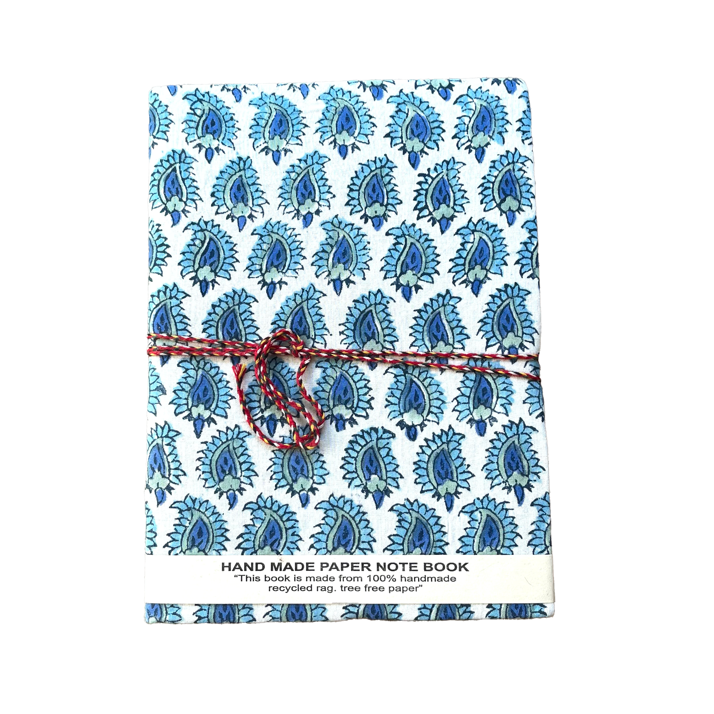 HAND MADE NOTEBOOK - BLUE FLOWER