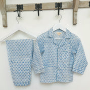 CHILDREN'S PYJAMAS - BLUE FERN