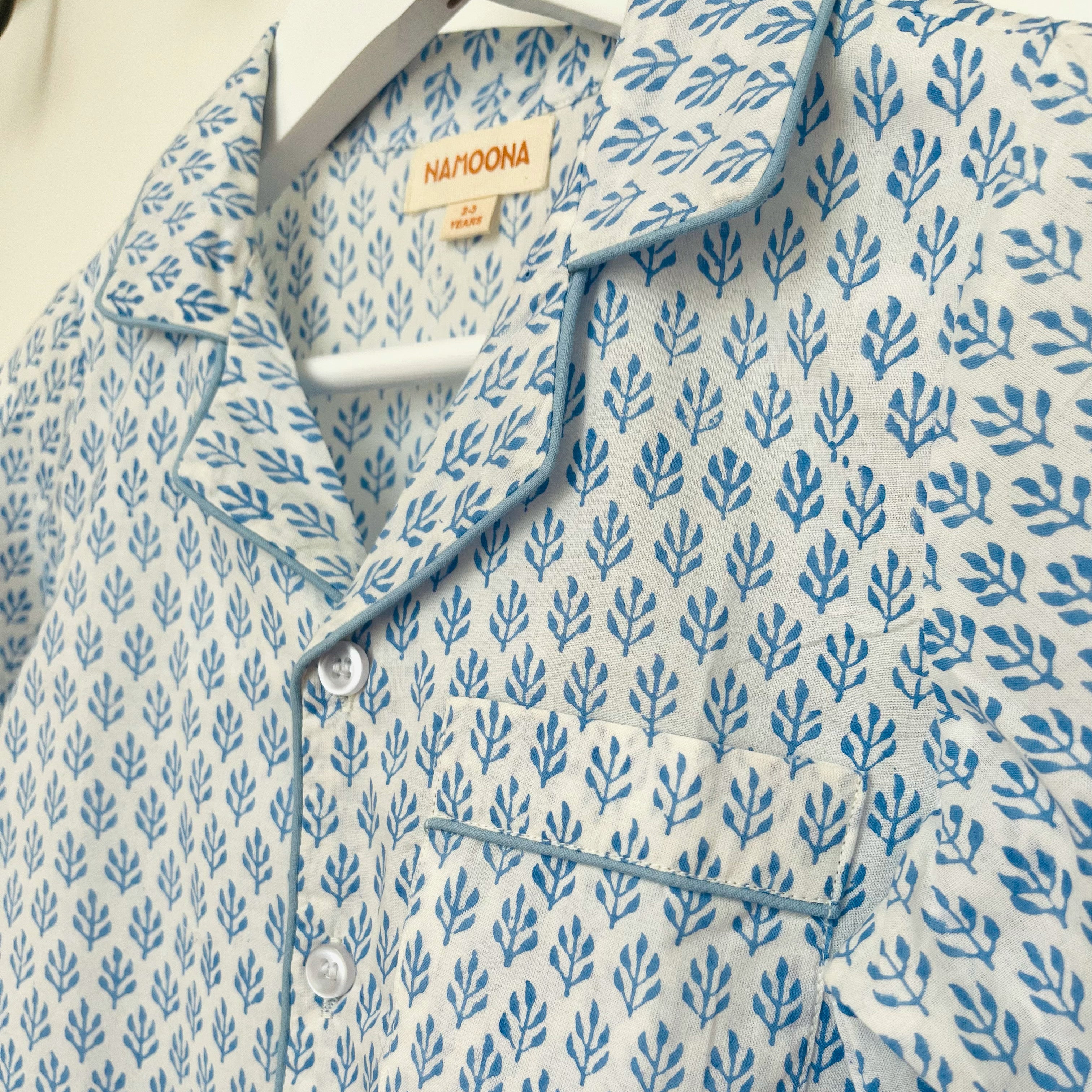 CHILDREN'S PYJAMAS - BLUE FERN