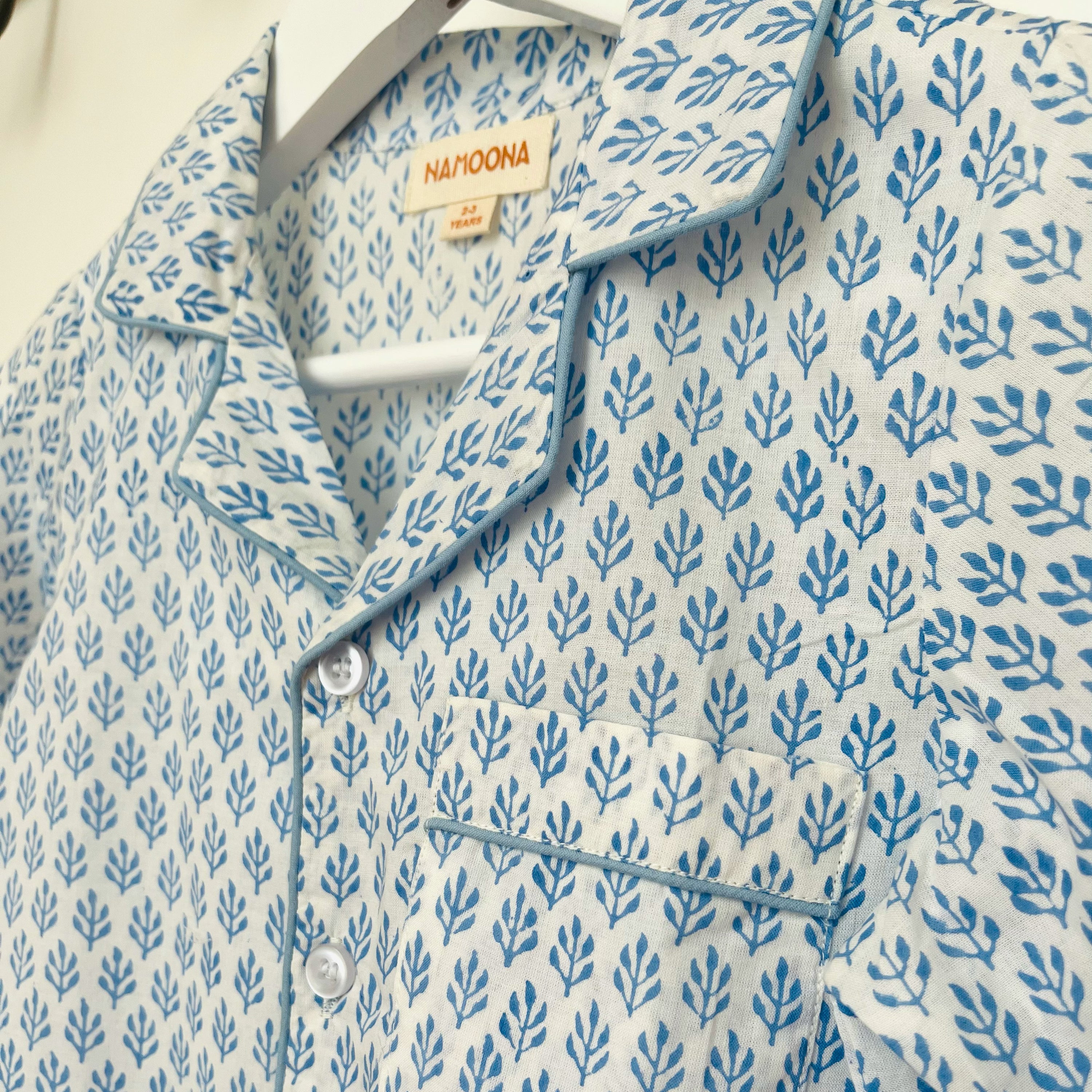CHILDREN'S PYJAMAS - BLUE FERN
