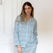 COTTON PYJAMAS - BLUE FERN