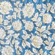 HOT WATER BOTTLE -  BLUE FLORAL