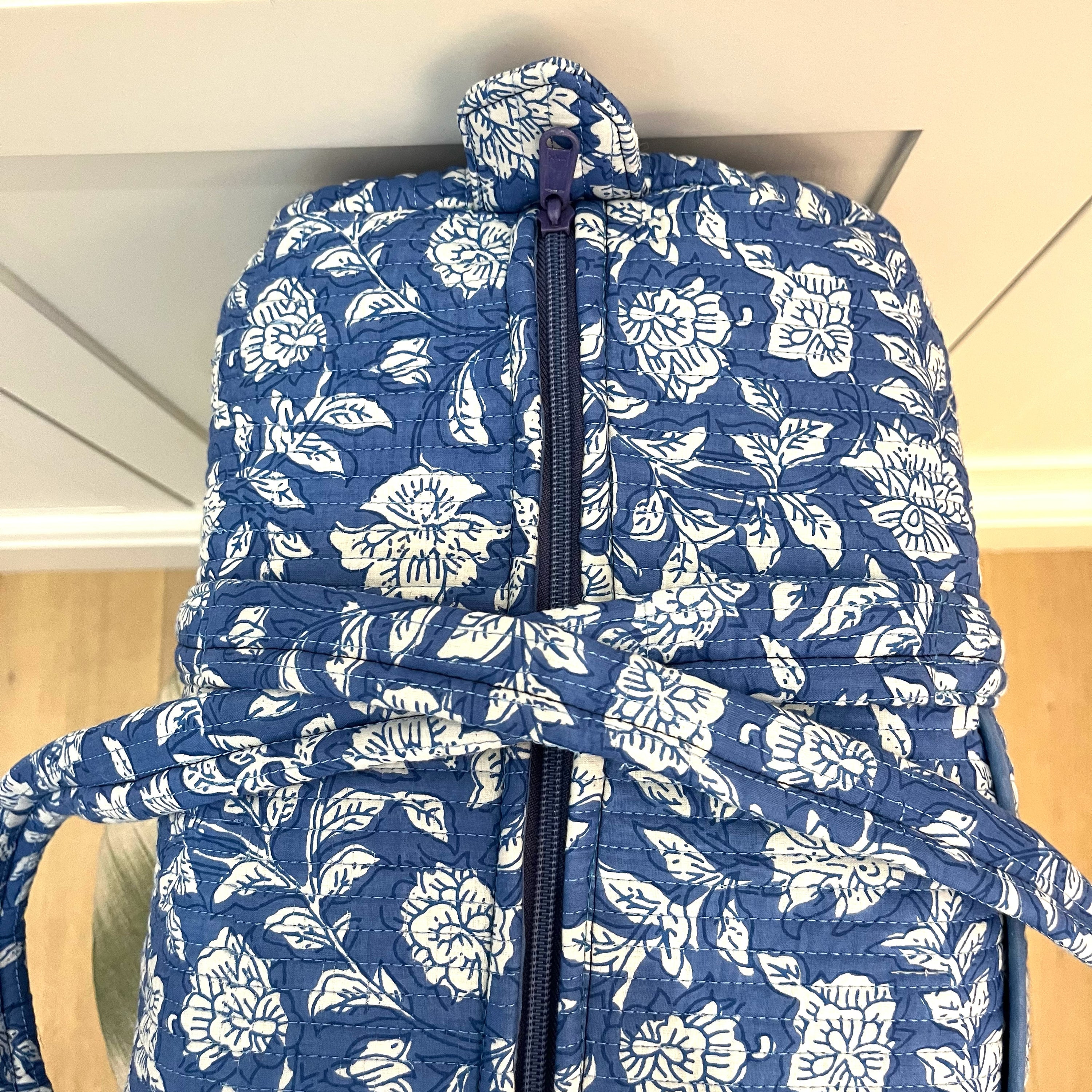 WEEKEND BAG - BLUE FLORAL