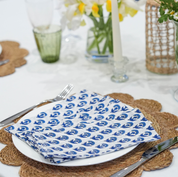 LIGHTWEIGHT NAPKINS - BLUE FLOWER
