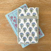 COTTON GLASSES CASE - BLUE DAISY