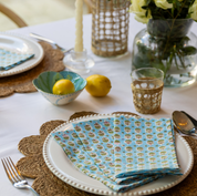 LIGHTWEIGHT NAPKINS - BLUE FORGET ME NOT