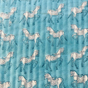 LAPTOP CASE - SKY BLUE HORSE