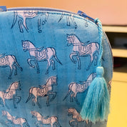LAPTOP CASE - SKY BLUE HORSE