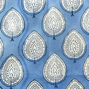 LIGHTWEIGHT NAPKINS - BLUE LEAF