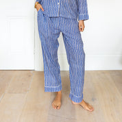 COTTON PYJAMAS - BLUE STRIPE