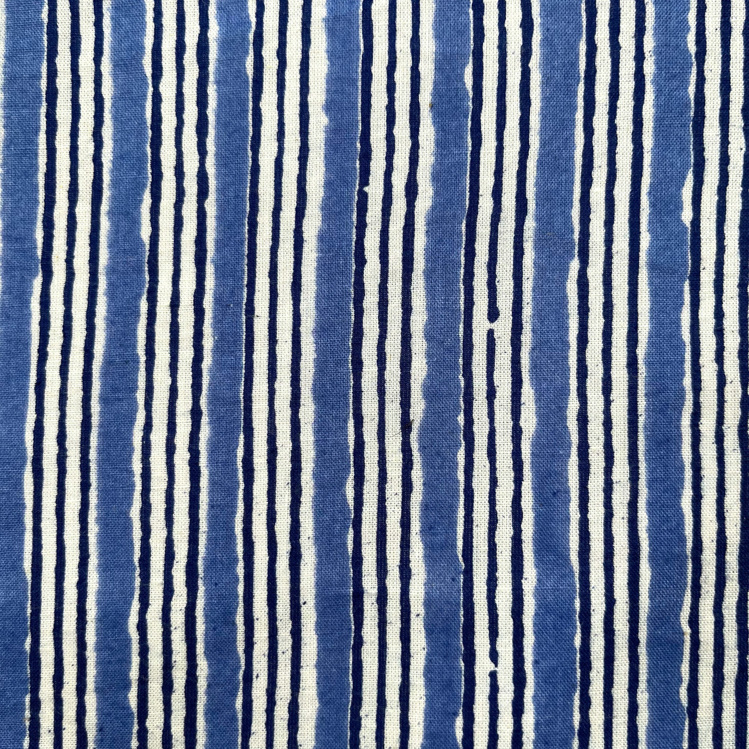 COTTON PYJAMAS - BLUE STRIPE