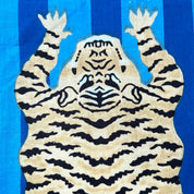 PYJAMA SHORTS - BLUE TIGER