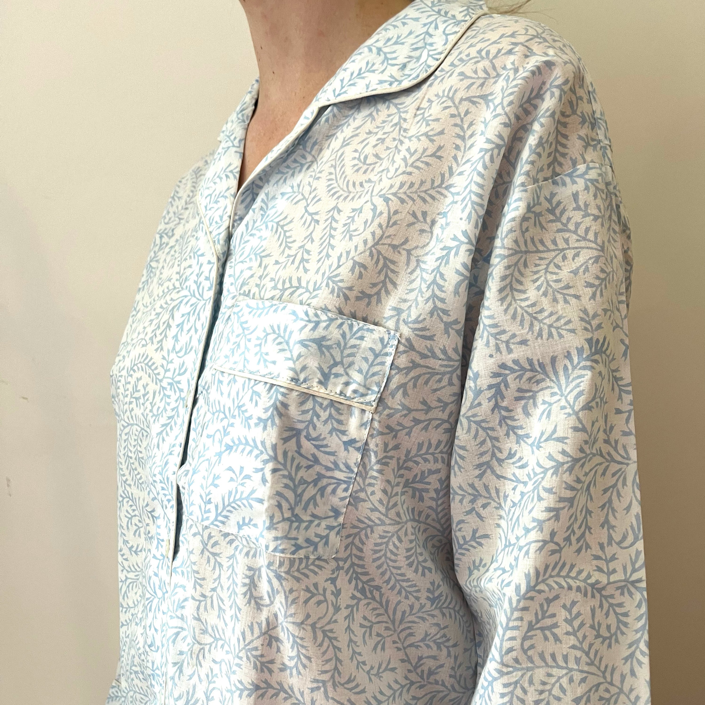 COTTON PYJAMAS - BLUE TRAIL