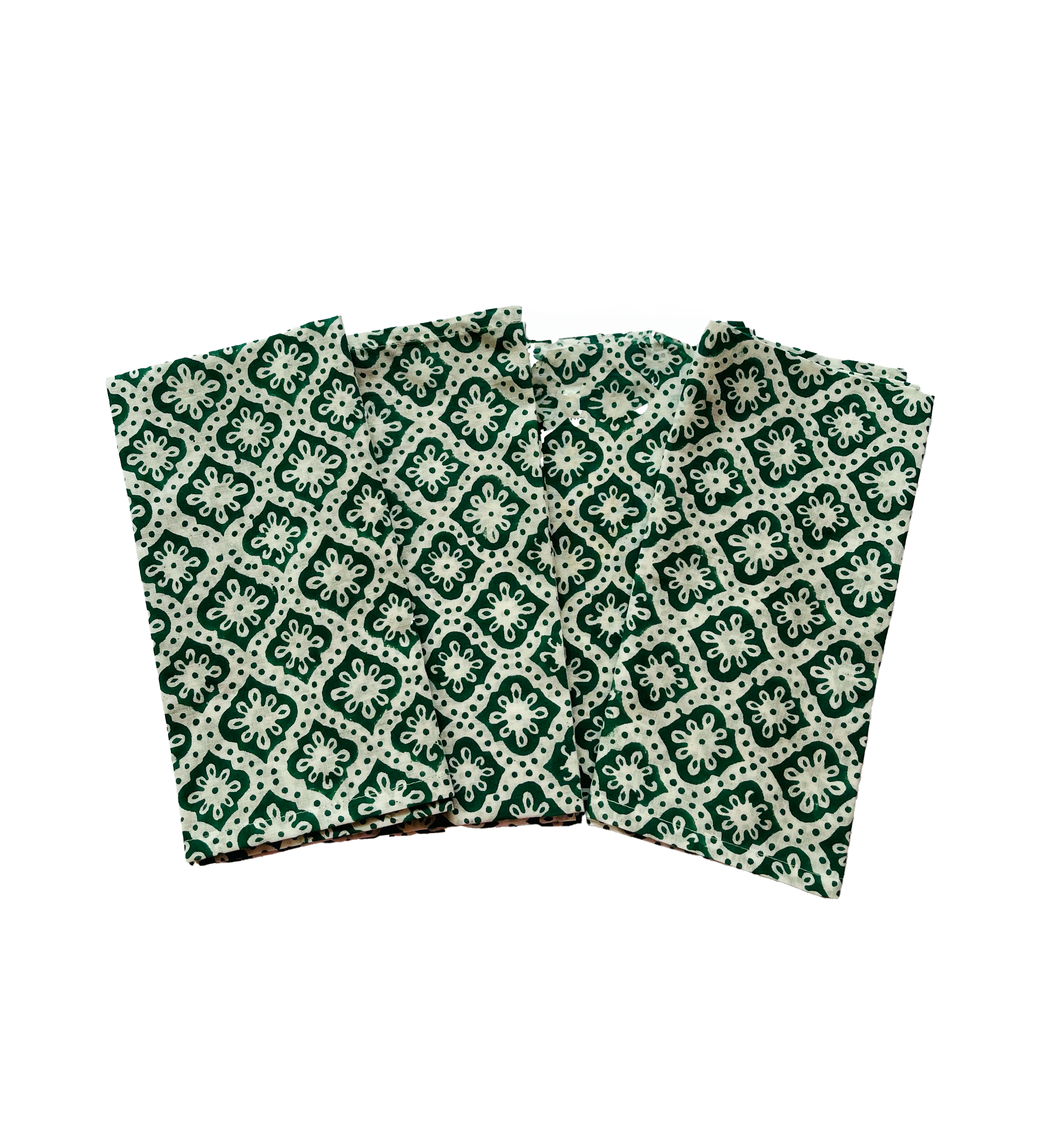 COTTON NAPKINS - BOTTLE GREEN