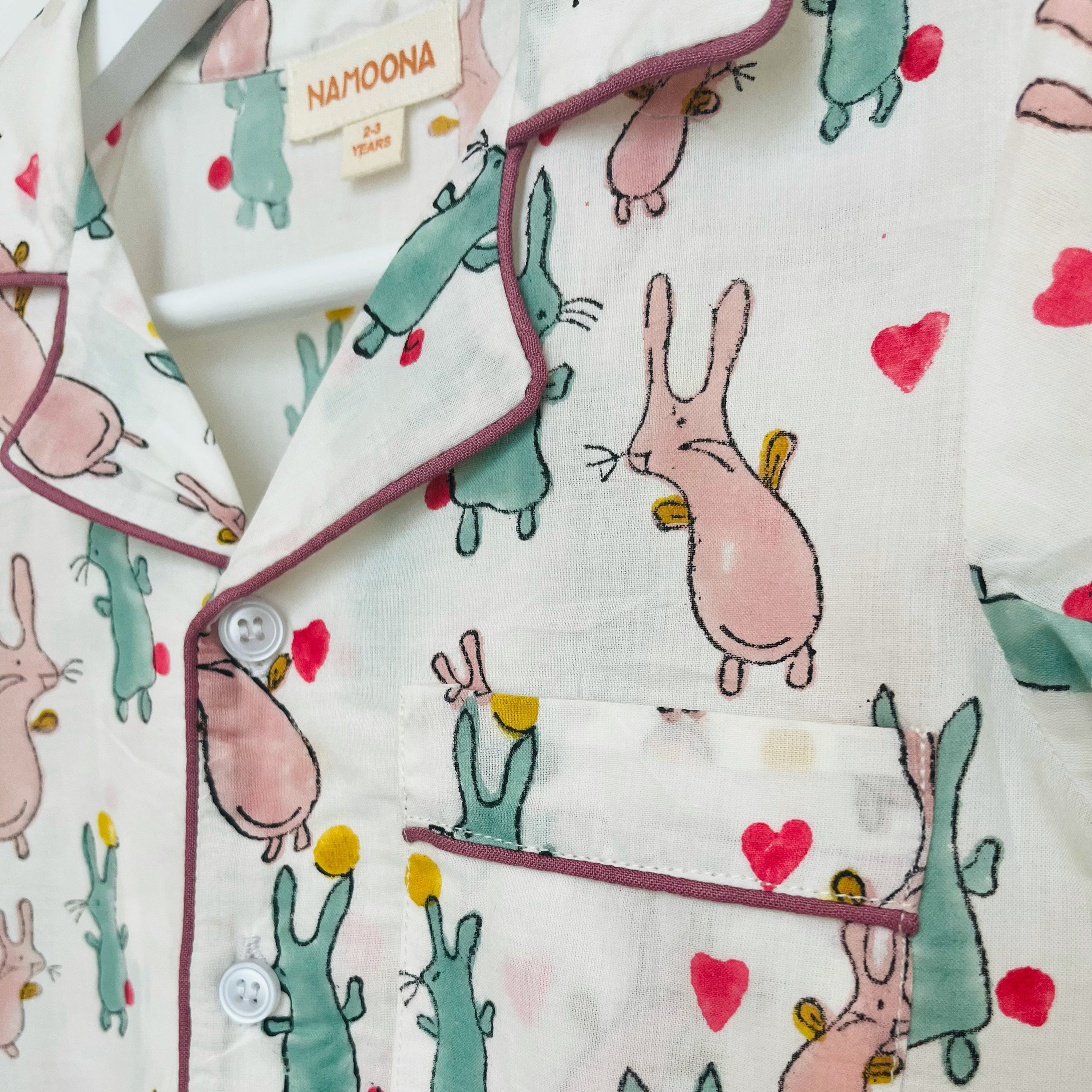 CHILDREN'S PYJAMAS - BUNNIES