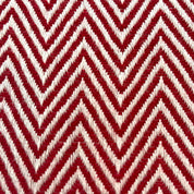WOOL BLEND BLANKET - BURGUNDY