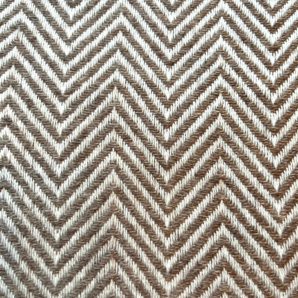 WOOL BLEND BLANKET - CAPPUCCINO