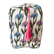 LARGE BATH BAG - CORNFLOWERS