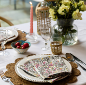 LIGHTWEIGHT NAPKINS - CREAM BUTTERFLY