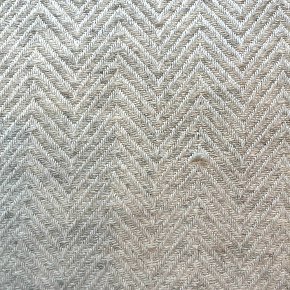 WOOL BLEND BLANKET - GREY FLECK