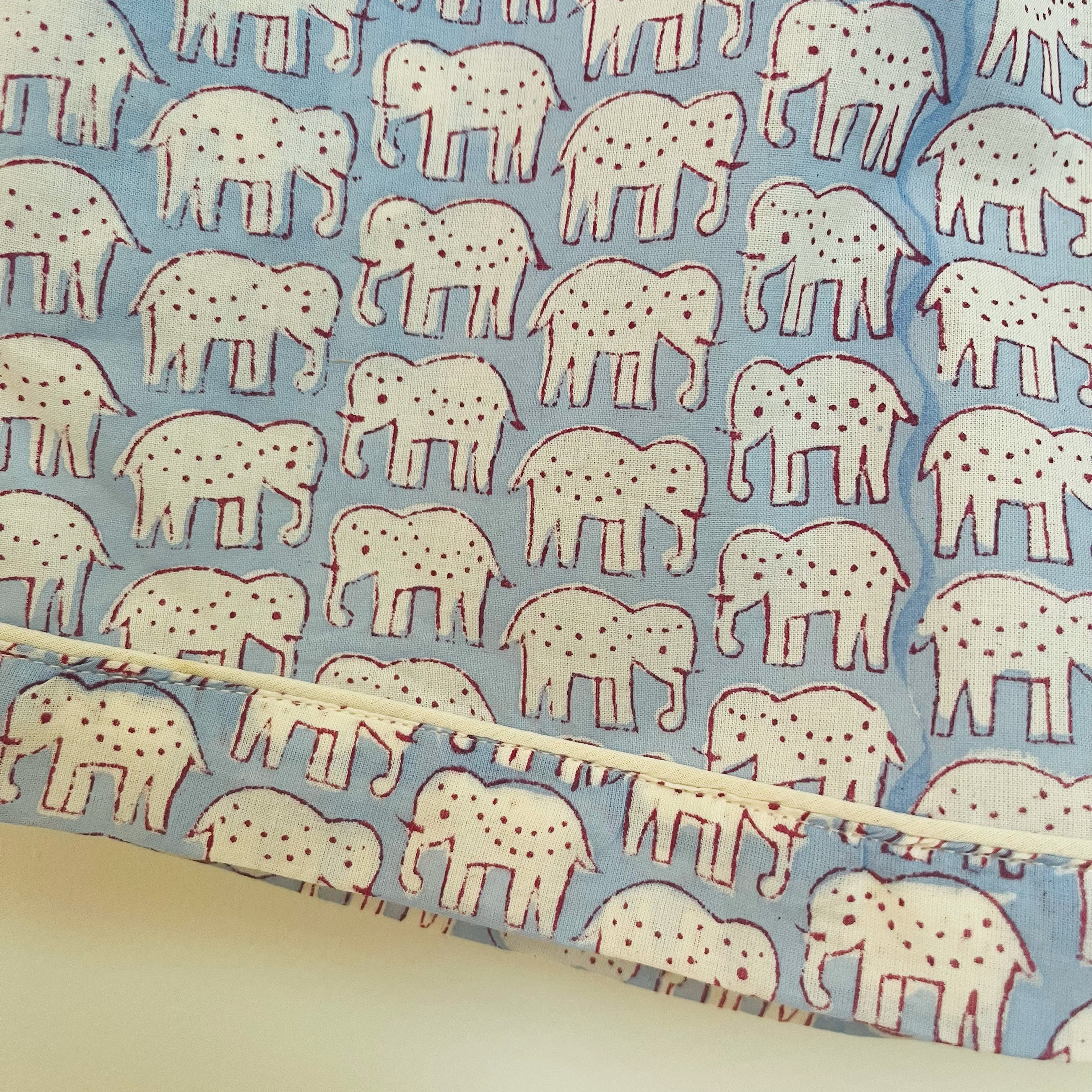 PYJAMA SHORTS - BLUE ELEPHANT