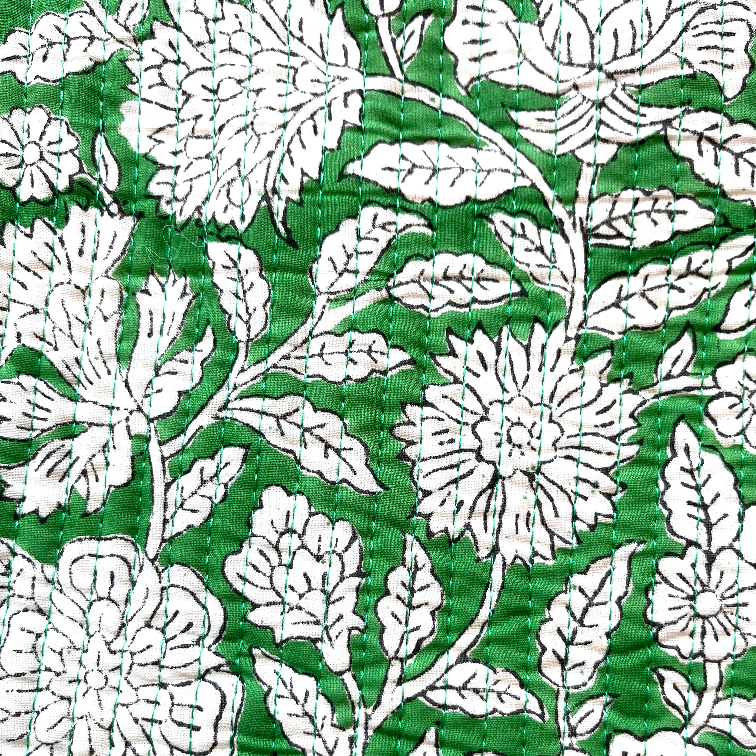 WEEKEND BAG - GREEN FLORAL