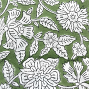 THICKER WEAVE NAPKINS - SAGE GREEN FLORAL